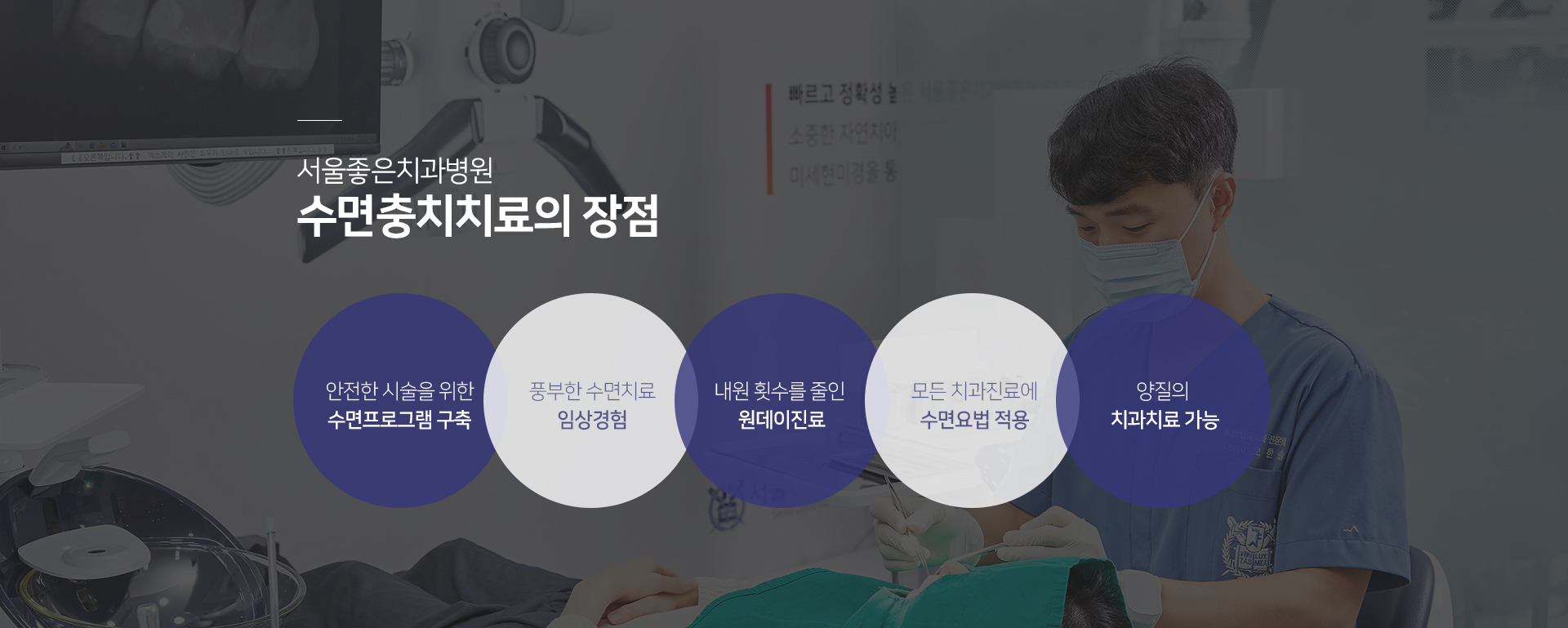 수면-충치치료의-장점-안전한-시술을-위한-수면-프로그램-구축-풍부한-수면치료-임상경험-내원-횟수를-줄인-원데이-진료-모든-치과진료에-수면요법-적용-양질의-치과치료-가능